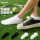 Мужские носки-лодочки, осенне-зимние черно-белые однотонные дезодоранты, плотное полотенце, хлопковый дезодорант, дышащие женские носки mini 2