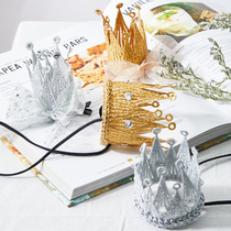 Internet celebrity ins wind baby childrens lace crown birthday hat boys and girls headband headband party team headdress props