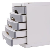 M Dili 8854 Файл шкаф 4 -Layer Four -Layer Hard Plastic Plastic Block Lock Desktop File Calemet Calemet File Corpet A4 Информация A