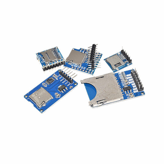 Módulo de tarjeta SD microcontrolador Módulo de tarjeta Micro SD CH376S interfaz SPI mini lector y escritor de tarjetas TF