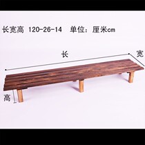 Carbon anti-corrosion solid wood floral frame spends a few special balcony stairs foot on stools multi-meat indoor and outdoor