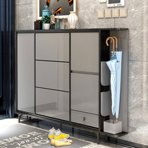 The new 2020 explosive network red multi - functional flip ultra - thin shoe cabinet 17CM household door one - room cabinet customized