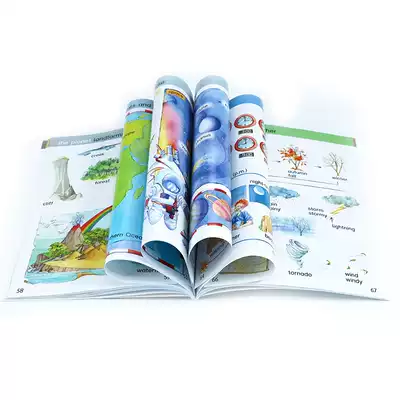 小book点读书艾华儿童图解词典era Picture Dictionary 少儿彩图英文单词工具书1300 生活场景词汇英语启蒙英文原版绘本书籍