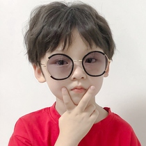 Childrens sunglasses Korean boys personality girls sunglasses UV child sun glasses baby shading