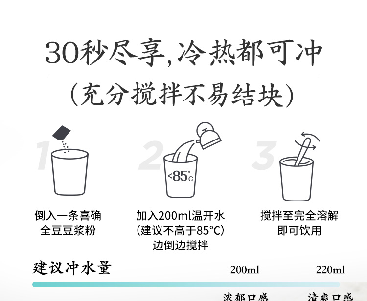 【李佳琦力荐】燕麦豆浆早餐无蔗糖豆奶粉