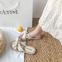 With skirt sandals Net red slippers summer with skirt fairy style 2021 new summer wild cool