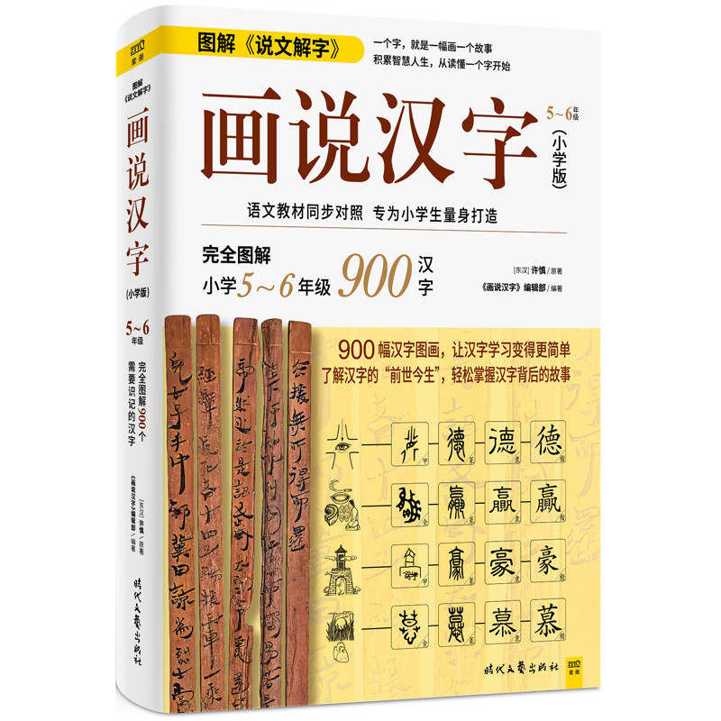 画说汉字 小学版 5 6年级 1000幅汉字图画 了解汉字的 前世今生 轻松掌握汉字背后的故事 让汉字学习变得更简单