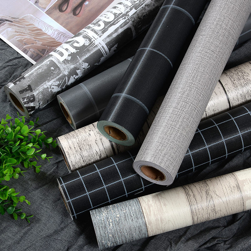 Wallpaper Self-adhesive Bedroom Warm Water and Moisture Thickness Student bedroom Dormitory Wallpaper Desktop Sticker