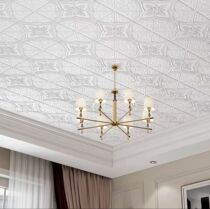 Ceiling sticker self-adhesive wall sticker 3d stereo living room ceiling wall paper bedroom roof waterproof thickened decorative wall paper