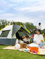 Tent outdoor camping thickened equipment Full set of automatic rainproof outdoor camping picnic anti-rain ultra-lightweight outing