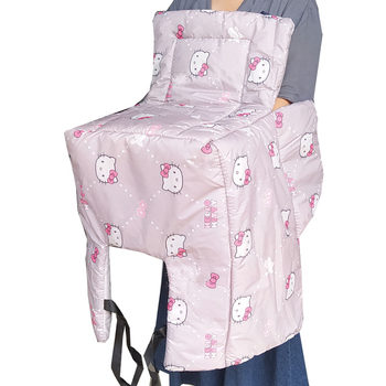 Parent-Kids Kidsren's Electric Car Rear Seat Windshield Quilt Winter Velvet Thickeneded Battery Bicycle Warm Waterproof Windproof Cover