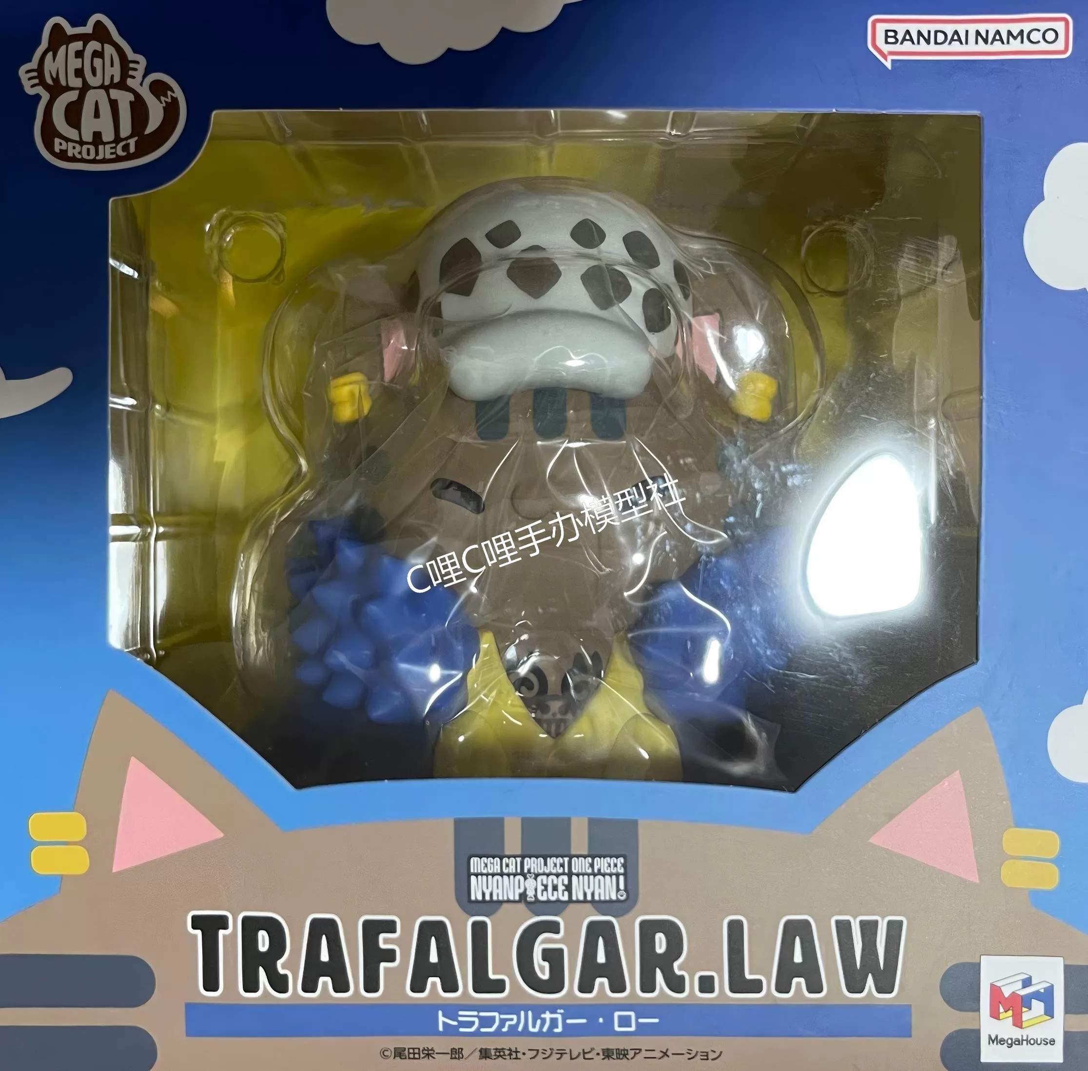 MH МегаХаус ОдинКуск One Piece Лuffy Кид Лоу Большой Кот Гигапц Meow Meow Модель