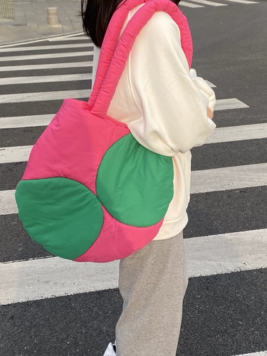 Небольшая дизайнерская космическая вместительная и большая сумка на одно плечо, 2023, Южная Корея, городской стиль