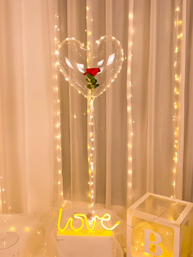 Сценария сценаривания воздушного шара запуск свадебный дом свадебное свадебное оборудование бегство колонна роза любовь бобили