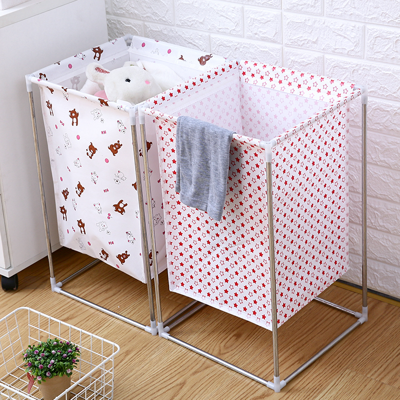Laundry basket dirty clothes basket creative dirty clothes storage basket household dirty clothes storage bucket dirty clothes basket assembly dirty clothes basket