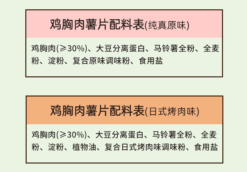 食验室高蛋白薯片轻卡鸡胸肉低鳕鱼肉薯片