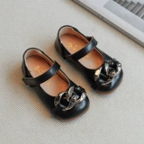 Нескользящая модная обувь для принцессы на липучке для кожаной обуви, коллекция 2021, мягкая подошва