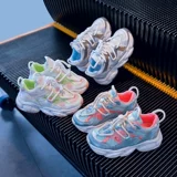 Детская модная универсальная весенняя спортивная обувь на платформе, коллекция 2021, тренд сезона