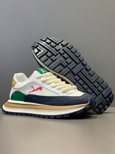 欧洲站男鞋2025新款夏季网面透气运动休闲鞋厚底增高鞋阿甘老爹鞋