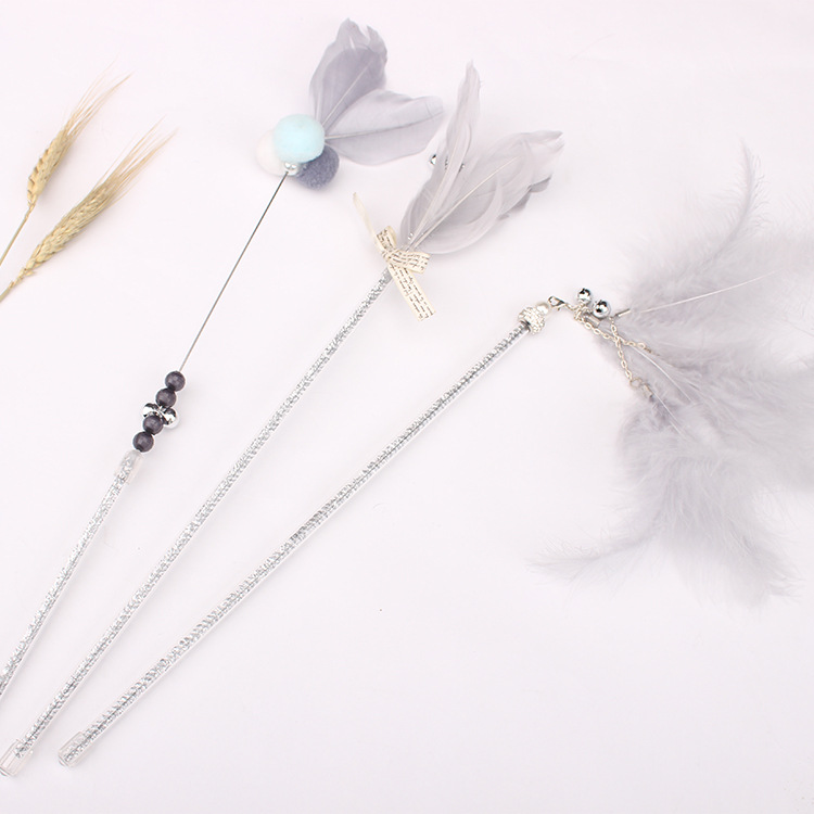 Cat sticks, bite-resistant cat toys, self-Hi bells, feathers, kittens, cats, cat supplies, cat toys