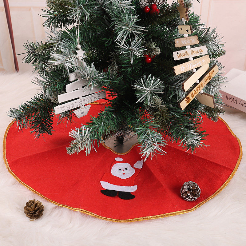 Christmas tree apron accessories Christmas decorations Christmas tree bottom apron