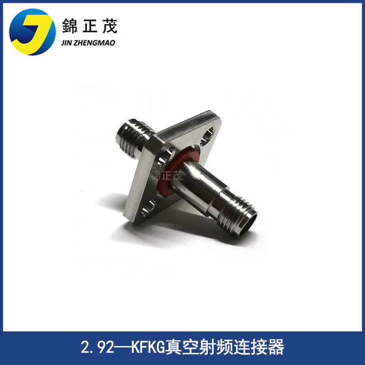 SMA真空高频气密封连接器2.92(母)-2.92mm(母)精密转接器四孔法兰