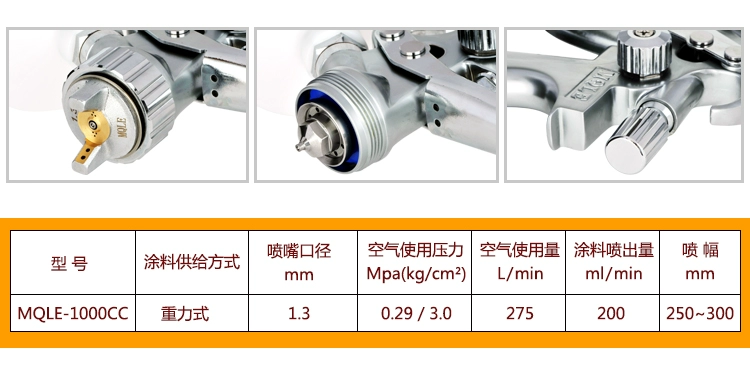 súng sơn mini Máy bơm không khí xe phun sơn lót sơn khí nén súng phun trên nồi lớp phủ ngoài tấm kim loại bằng tay cao phun phun dụng cụ súng phun sơn dầu súng phun sơn giả đá