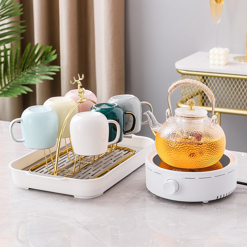 High-value water tool suit drinking cup cup light luxury household with living room hospitality tea set to move new residence