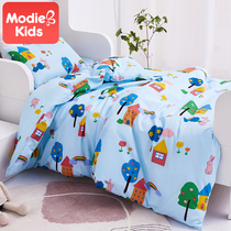 Kindergarten quilt Three-piece cotton quilt baby into the park Six-piece set with quilt core childrens baby bedding All-cotton