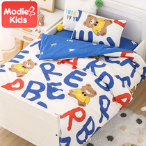 Childrens kindergarten quilt three-piece core six-piece cotton quilt mattress Baby baby bedding Pure cotton can be customized