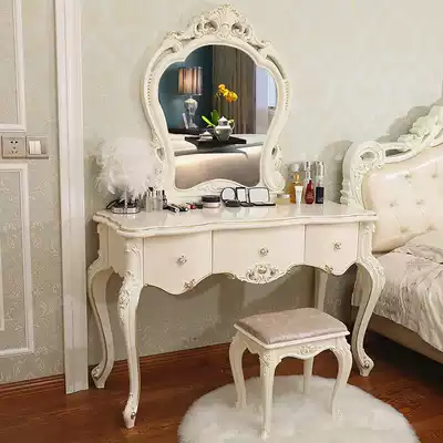European style dressing table bedroom simple princess makeup table Net red ins makeup cabinet modern makeup table new
