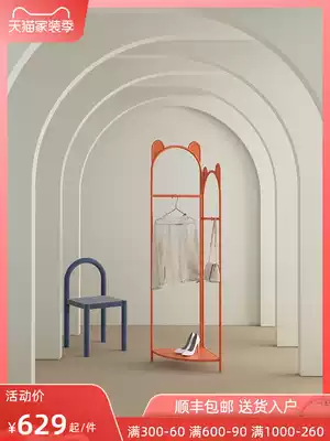 Denmark JIANFA Nordic modern simple matsutake corner rack hanger triangle corner coat rack floor-to-ceiling bedroom