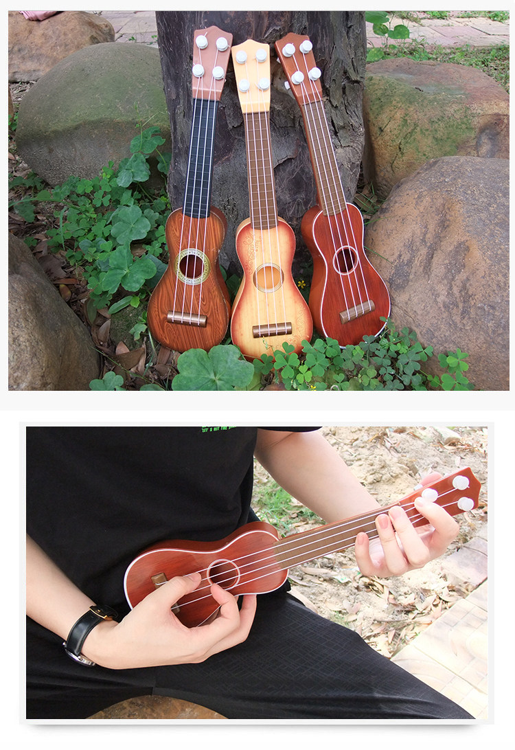 Детская гитара 儿童初学者小吉他可弹奏尤克里里仿真乐器琴男孩女孩宝宝迷你玩具