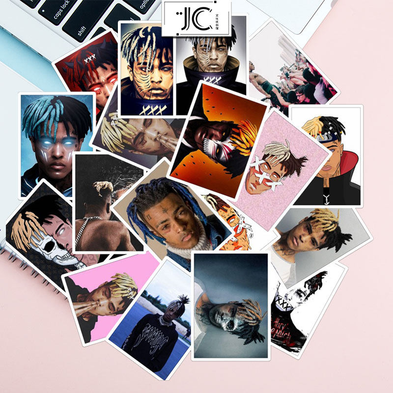 25 Zhang says singing singer xxxtentacion car motorcycle electric car suitcase computer waterproof sticker-Taobao