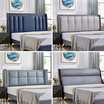 Light extravagant headboard soft bag 1 8 m minimalist modern tech cloth solid wood headboard single buy floor backrest plate custom-made
