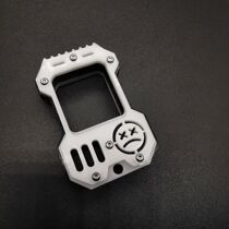 Outdoor FK carbon fiber EDC knuckles fist buckle self-defense car portable self-defense weapon fight new product recommendation