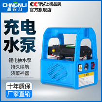 Small rechargeable pumping pump watering vegetable artifact watering machine pumping machine agricultural irrigation home outdoor pastoral self-priming