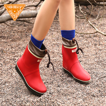 Very Fine Rain Shoes Woman Short Barrel Short Barrel Low Help Rain Boots Fashion Non-slip Waterproof Shoes Ladies Outdoor Rubber Rain Shoes