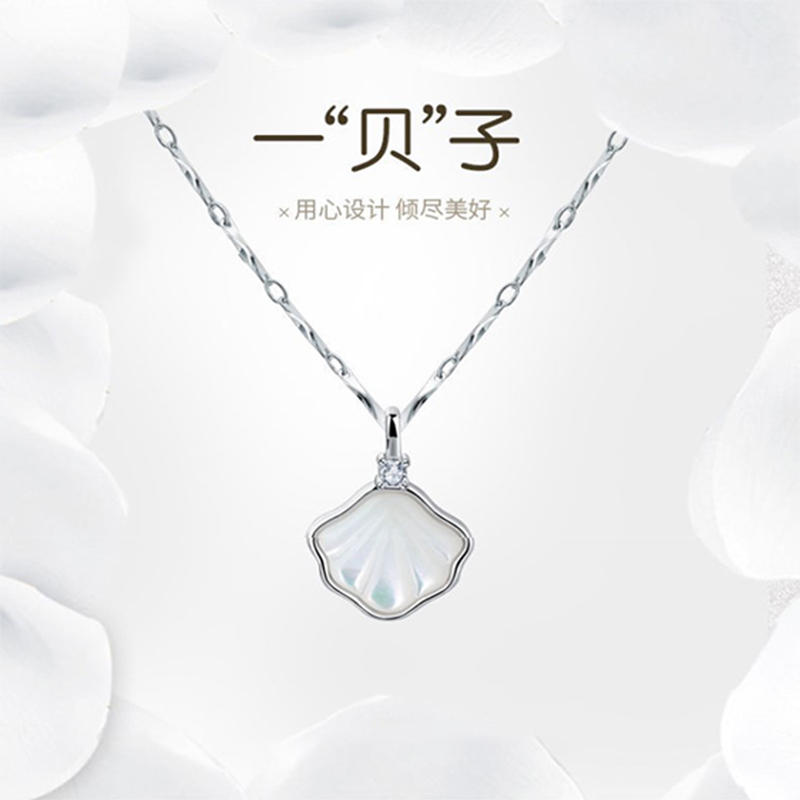 Ultra Romantic Shell Gift Necklace A Bezi Parable for the rest of your life