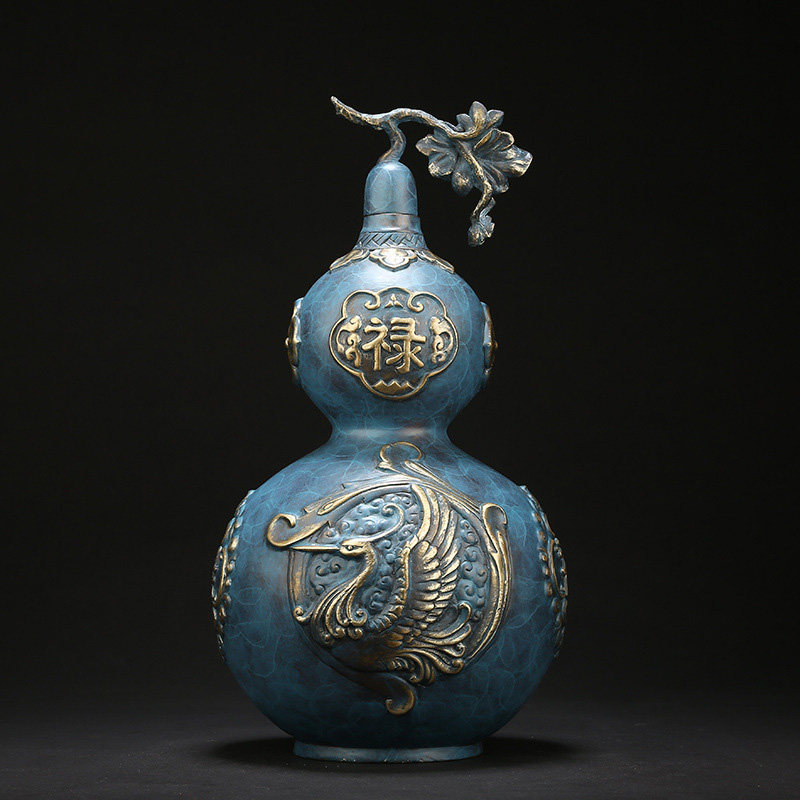 The beautiful shape of pure copper painting process is suitable for indoor and outdoor living room home office placement