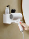 Huadema Hair Dryer Rack without punching bathroom toilet toilet storage rack wall-mounted air duct rack