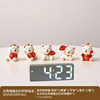 LED clock+mini recruiting cat [Wufu Linmen]