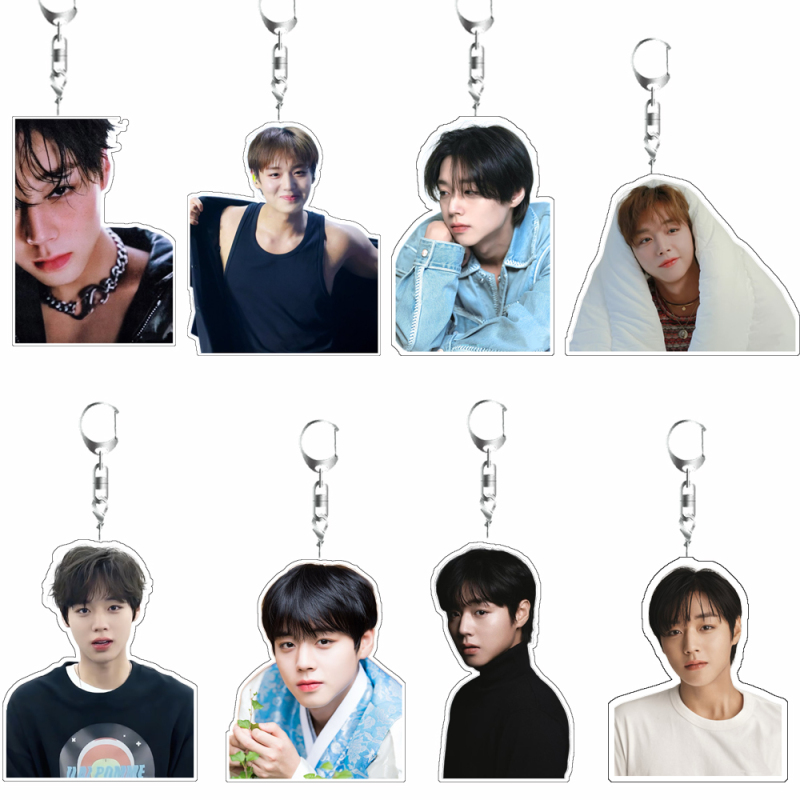 Wanaone Park Ji-Hoon Little Hero Keychain Acrylic High-Definition Backpack Pendant Fan Support Gift