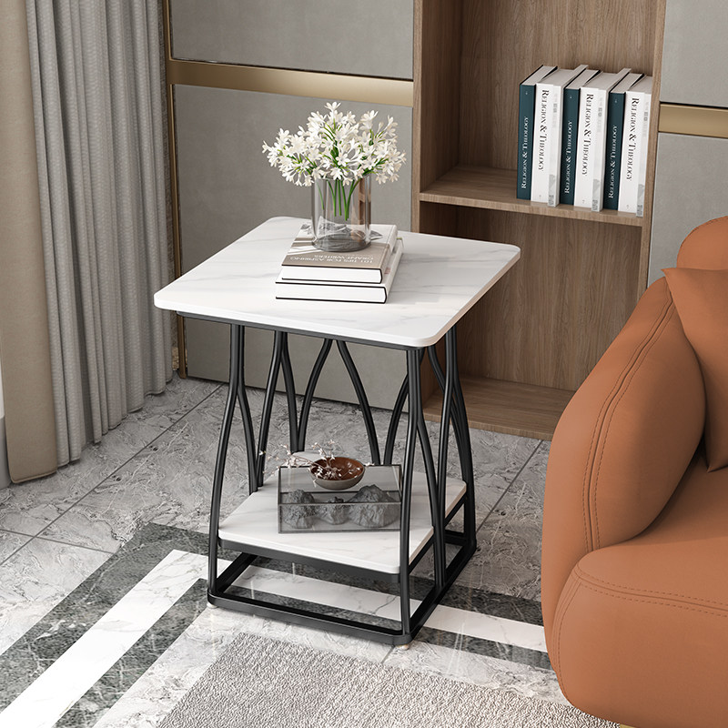 Balcony Light Lavish Tea Table Dining Room Minimalist Modern Side Cabinet Corner A Few Mini Small Round Table Idea Nordic Sofa Edge A Few