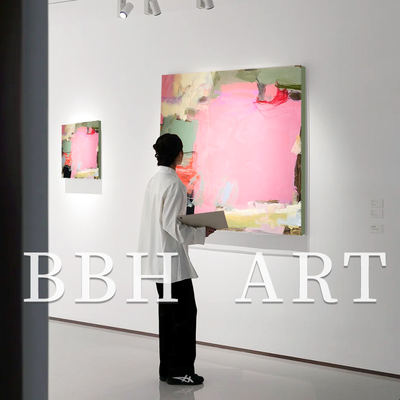 BBH.ART: Original Hand-painted "Suffolk", Pure Handcrafted oil painting, modern entrance decorative mural, living room hanging painting
