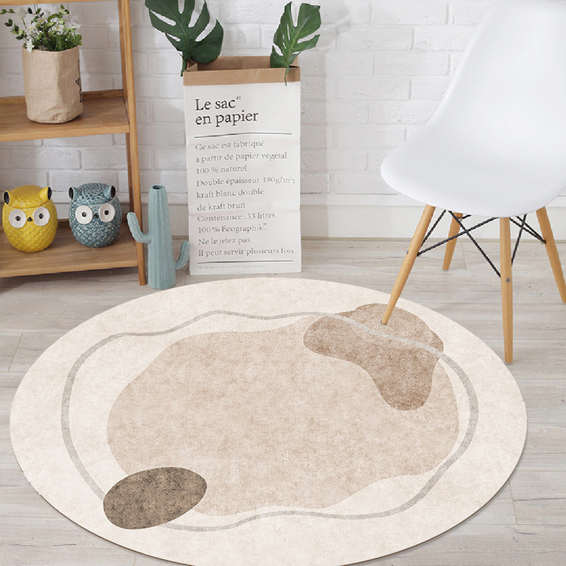 Carpet Round Computer Chair Ground Mat Ins Living Room Tea Table Room bedroom Makeup Table Chairs Hanging Basket Book Room Cushions