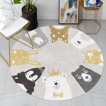 Childrens room Cartoon round carpet Girl Home Hanging Basket Room Bedroom Bedside Cute Boy Girl Round Ground Mat