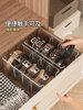 Belt Storage Box Organizer for Home Use, Divided Tie Organizer Display Rack, Desktop Transparent Men's Belt Storage Box