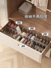 Belt Storage Box Organizer for Home Use, Divided Tie Organizer Display Rack, Desktop Transparent Men's Belt Storage Box