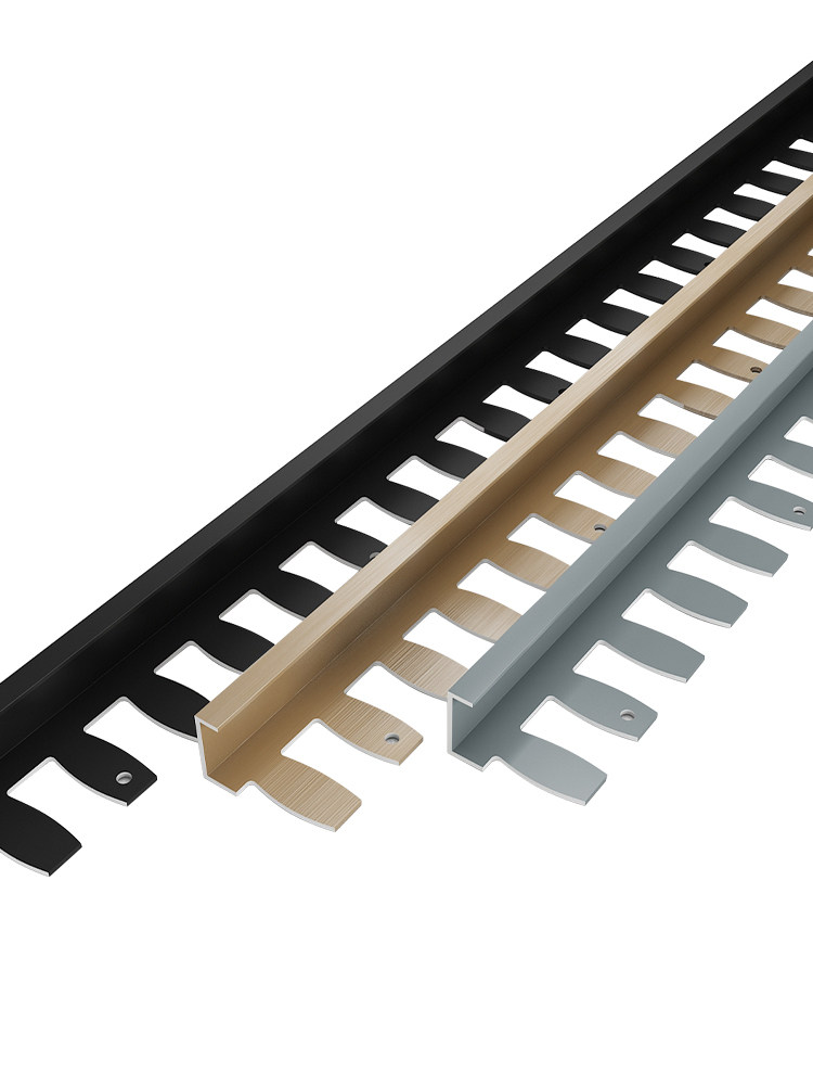 Aluminum Alloy Edge Strips, Tile Edge Strips, Wood Floor Threshold Strips, Right-Angle Edge Strips, Extremely Narrow Edge Strips